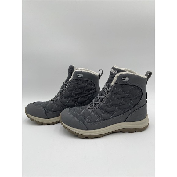 KEEN Women's Terradora 2 Wintry Waterproof Snow Boot, Magnet/Steel Grey Size 6.5 - Picture 3 of 5